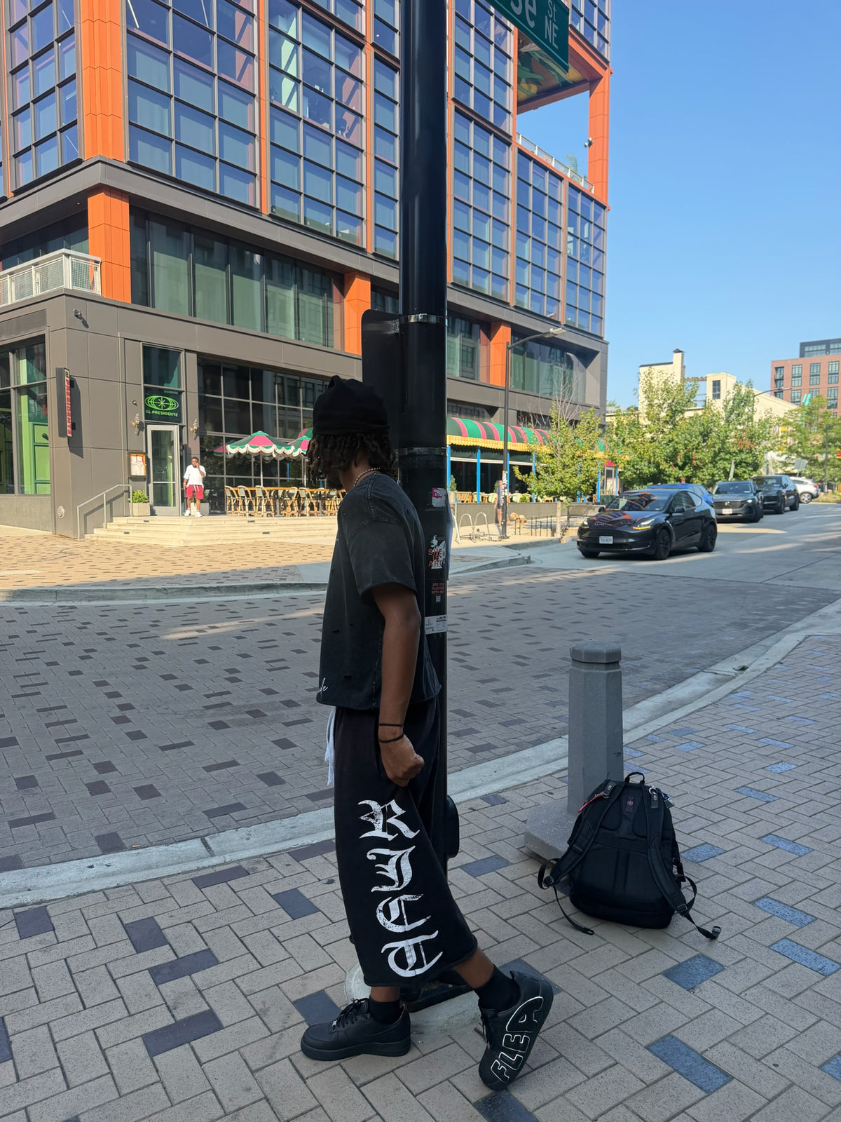 Black 3/4 Reject Shorts